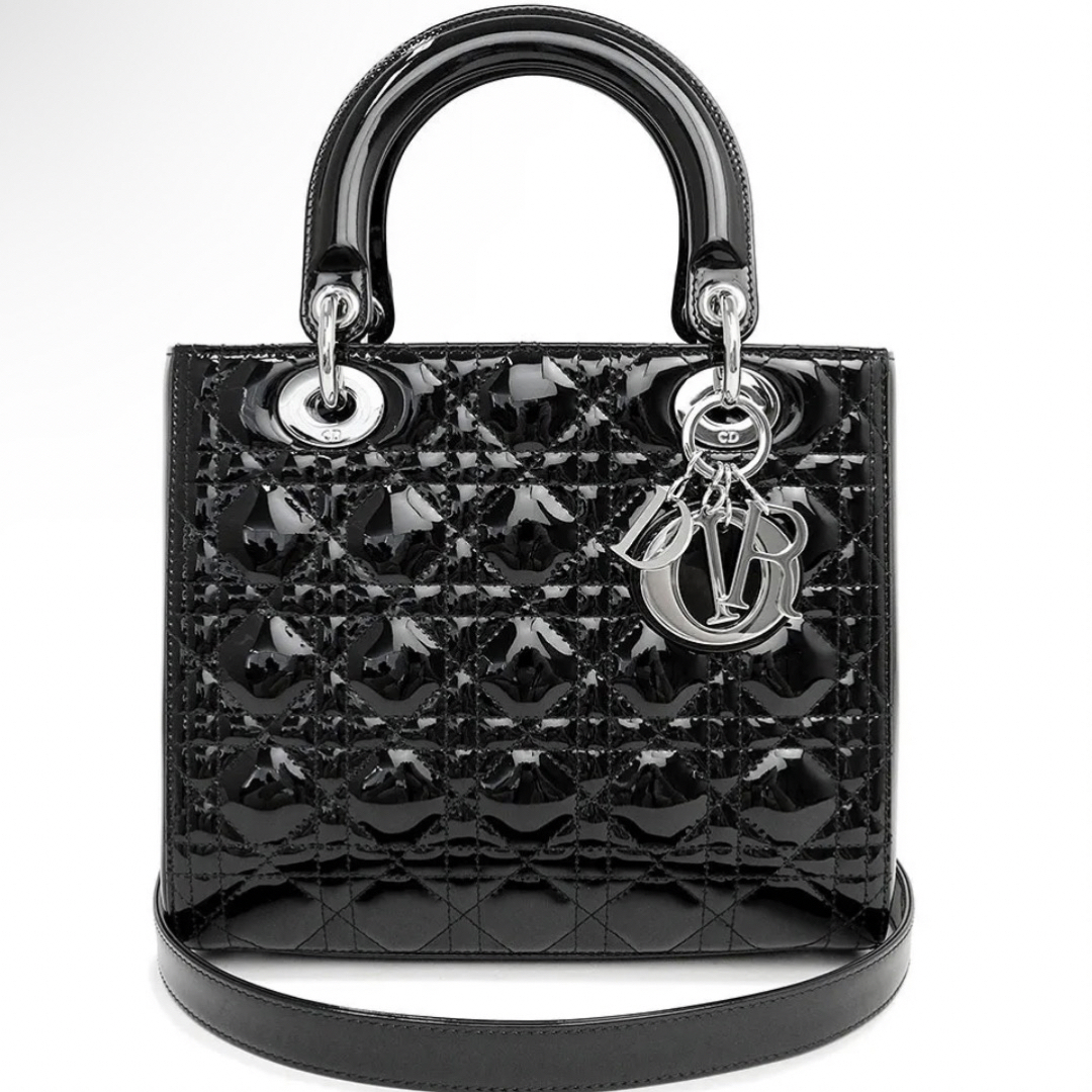 Christian Dior(クリスチャンディオール)のレディ ディオール  ほぼ新品 レディースのバッグ(ハンドバッグ)の商品写真