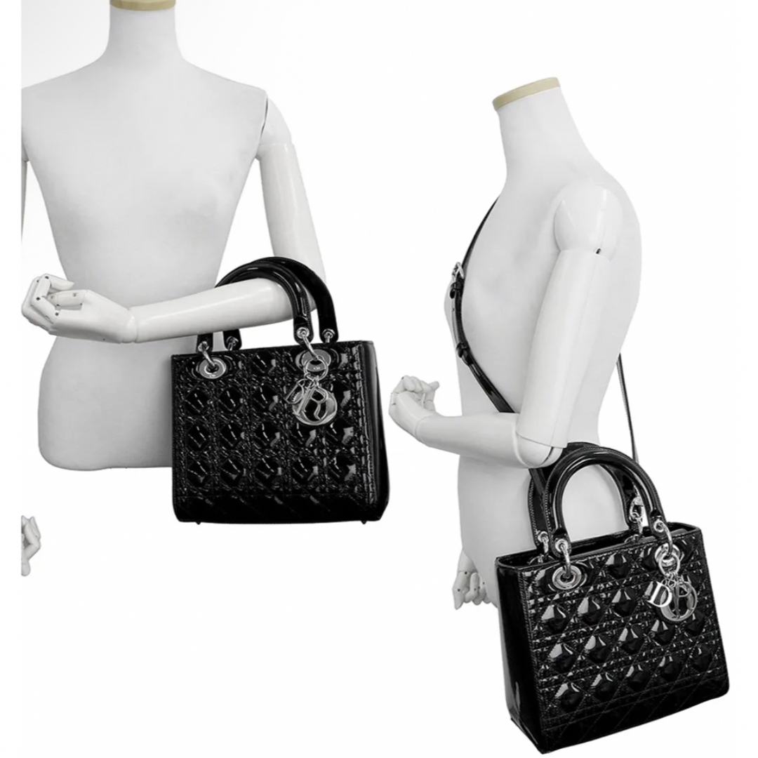 Christian Dior(クリスチャンディオール)のレディ ディオール  ほぼ新品 レディースのバッグ(ハンドバッグ)の商品写真