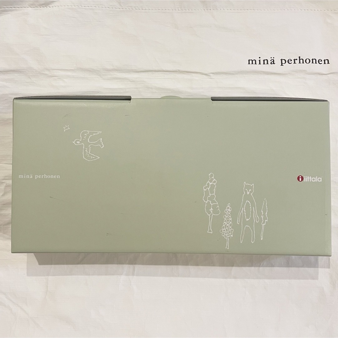 mina perhonen(ミナペルホネン)のiittala×minäperhonen フォレストライフプレート12cm×2 インテリア/住まい/日用品のキッチン/食器(食器)の商品写真