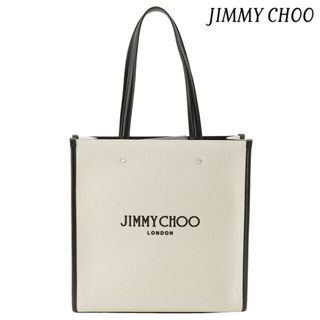 ジミーチュウ(JIMMY CHOO)の【新品】ジミーチュウ JIMMY CHOO バッグ レディース N/S TOTE M CZM NATURAL BLACK SILVER(その他)