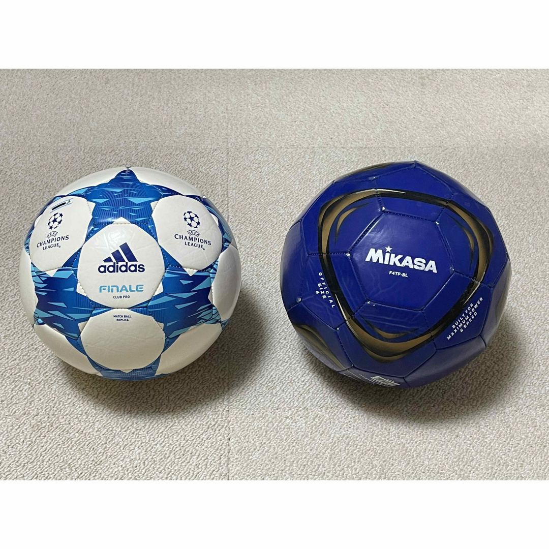 adidas(アディダス)の【adidas】【MIKASA】アディダス 子供用 サッカーボール ２点セット スポーツ/アウトドアのサッカー/フットサル(ボール)の商品写真