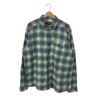 パタゴニア(patagonia)のPatagonia / パタゴニア | コットンチェックシャツ | XL | ブルー | メンズ(Tシャツ/カットソー(七分/長袖))