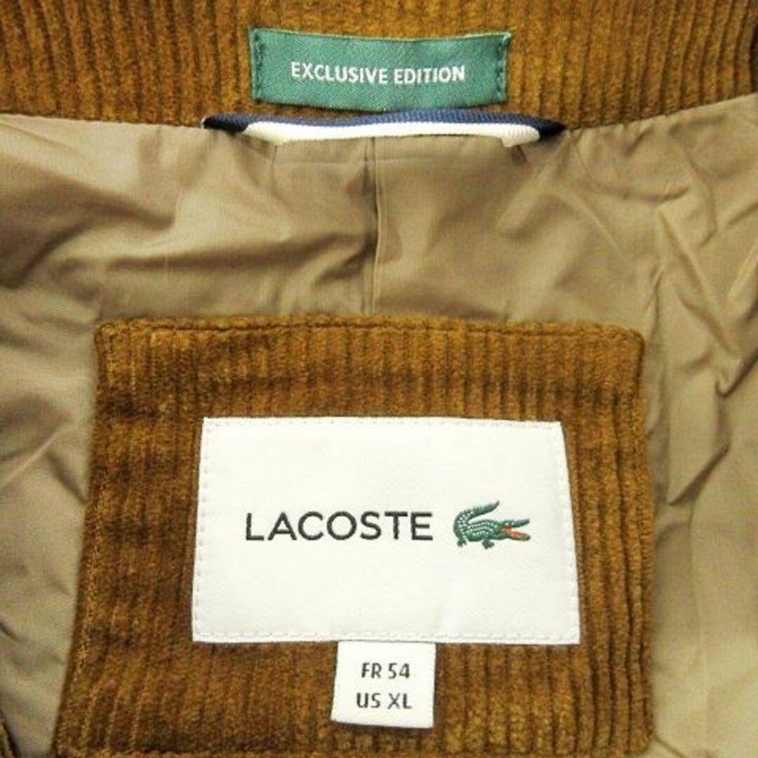 LACOSTE(ラコステ)のラコステ BEAMS 別注 美品 コーデュロイ ジャケット XL 茶 ■GY09 メンズのジャケット/アウター(ブルゾン)の商品写真