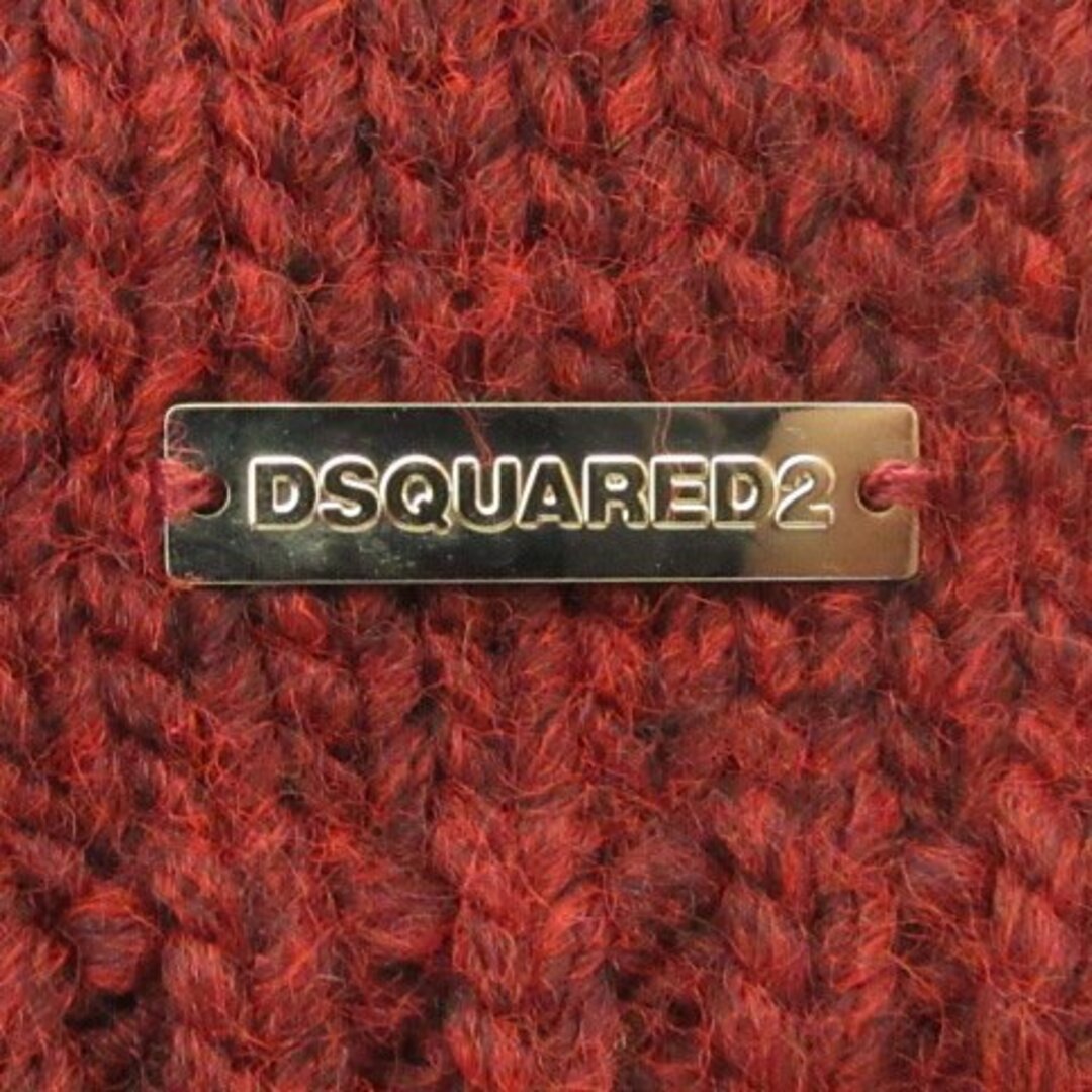 DSQUARED2(ディースクエアード)のディースクエアード カーディガン セーター 8Y 赤 レッド ■GY09 キッズ/ベビー/マタニティのキッズ服男の子用(90cm~)(ニット)の商品写真