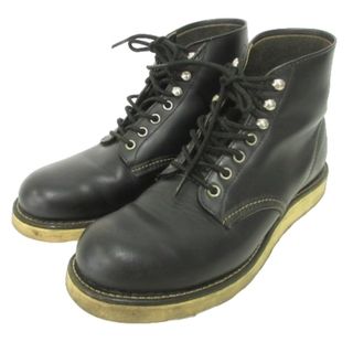 レッドウィング(REDWING)のレッドウィング クラシックラウンド 8165 ブーツ 7.5 黒 ■U90(ブーツ)