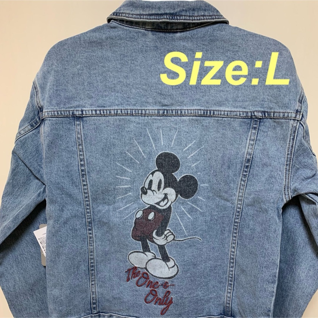 Disney - ミッキー デニムジャケット Lサイズの通販 by rgvΓ's Disney - ミッキー デニムジャケット Lサイズの通販 by rgvΓ's