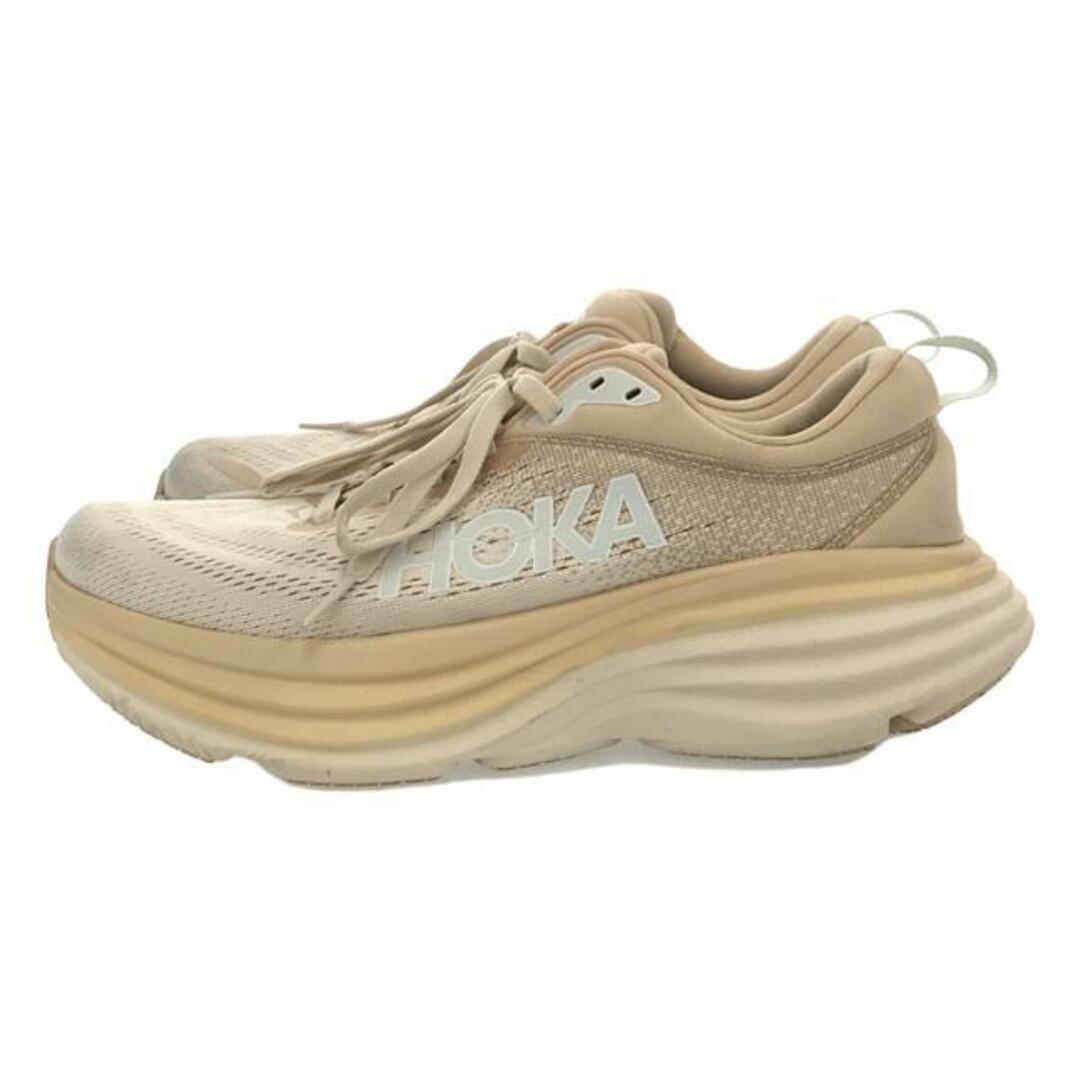 HOKA ONE ONE(ホカオネオネ)のHOKA ONE ONE / ホカオネオネ | × emmi  W BONDI 8 スニーカー | 24.5 | ライトベージュ | レディース レディースの靴/シューズ(スニーカー)の商品写真