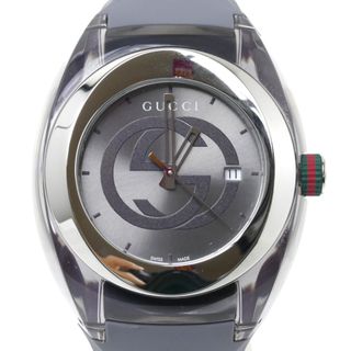 グッチ(Gucci)のGUCCI グッチ シンク 腕時計 電池式 YA137109A/137.1 メンズ【中古】【美品】(腕時計(デジタル))