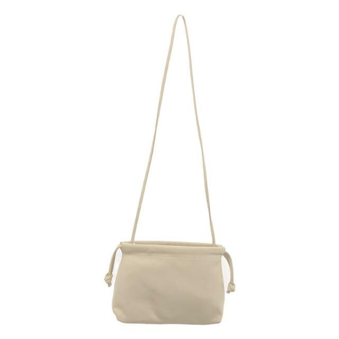 DEUXIEME CLASSE(ドゥーズィエムクラス)の【新品】  Deuxieme Classe / ドゥーズィエムクラス | 2021SS | 【CELERI/セルリ】 BAG / 2way 羊革 レザー 巾着 ショルダーバッグ | ホワイト | レディース レディースのバッグ(ショルダーバッグ)の商品写真