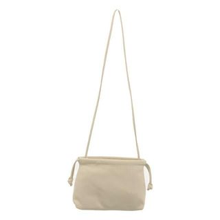 ドゥーズィエムクラス(DEUXIEME CLASSE)の【新品】  Deuxieme Classe / ドゥーズィエムクラス | 2021SS | 【CELERI/セルリ】 BAG / 2way 羊革 レザー 巾着 ショルダーバッグ | ホワイト | レディース(ショルダーバッグ)