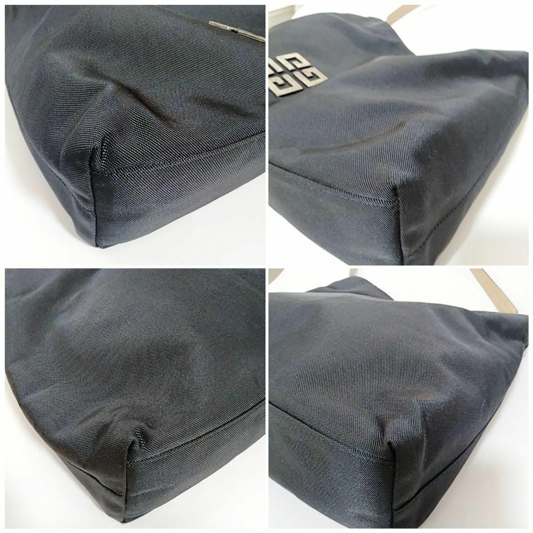 GIVENCHY(ジバンシィ)の希少美品　ジバンシィ　トートバッグ　ブラック　ナイロン　4Gロゴ レディースのバッグ(トートバッグ)の商品写真