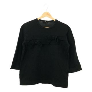 トリココムデギャルソン(tricot COMME des GARCONS)のtricot COMME des GARCONS / トリココムデギャルソン | リボンデザイン カットソーTシャツ | ブラック | レディース(Tシャツ(長袖/七分))