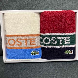 ラコステ(LACOSTE)のラコステ　LACOSTE  タオルハンカチ　新品　未使用(ハンカチ/ポケットチーフ)