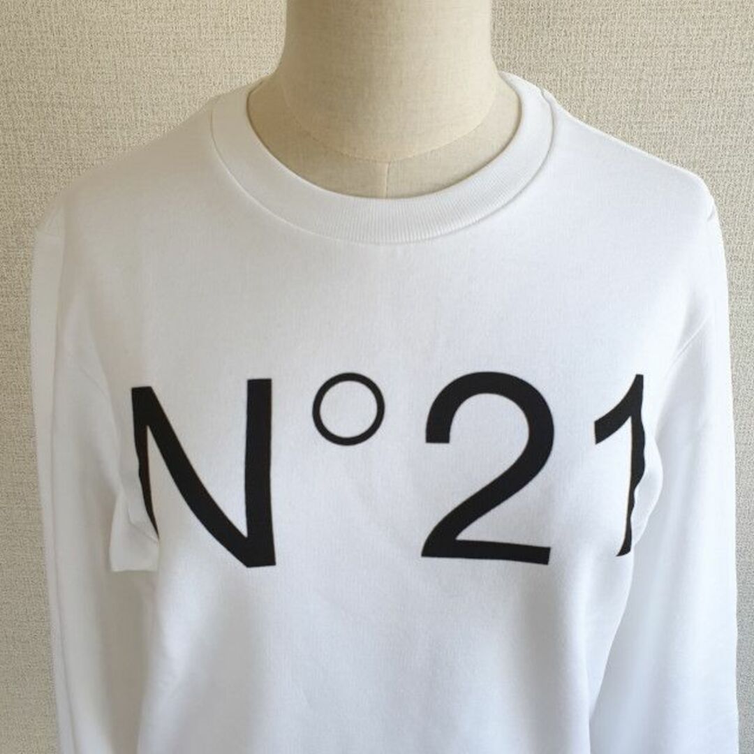 新品・未使用】N°21 KIDS ロゴスウェットシャツ white 14YTシャツ