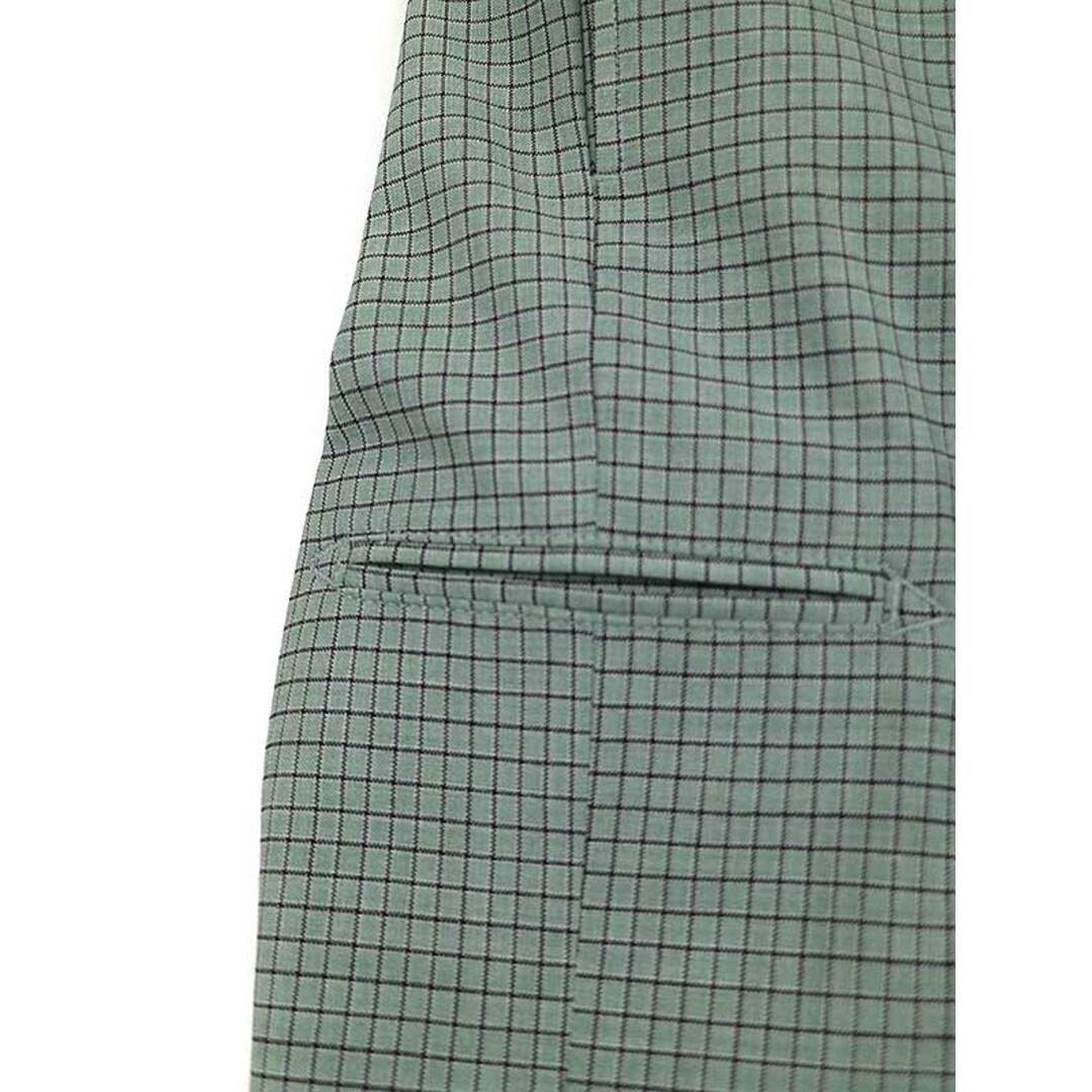 Marni(マルニ)のMARNI マルニ 23SS CHECKED STRETCH WOOL TROUSERS チェック柄ウールスラックスパンツ PUMU0214QU グリーン 50 メンズのパンツ(その他)の商品写真