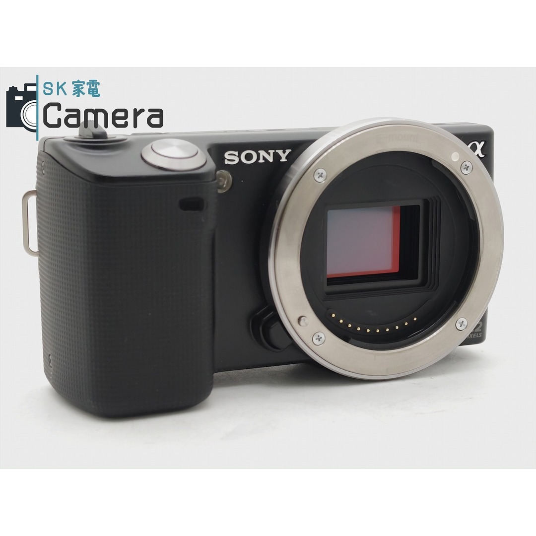 SONY - SONY NEX-5 ブラック ミラーレス一眼 ソニー 電池付の通販 by