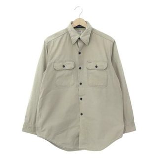 マディソンブルー(MADISONBLUE)のMADISON BLUE / マディソンブルー | HAMPTON BACK SATIN SHIRT / ハンプトン コットン バックシャツ | 01(S) | ベージュ | レディース(シャツ/ブラウス(長袖/七分))