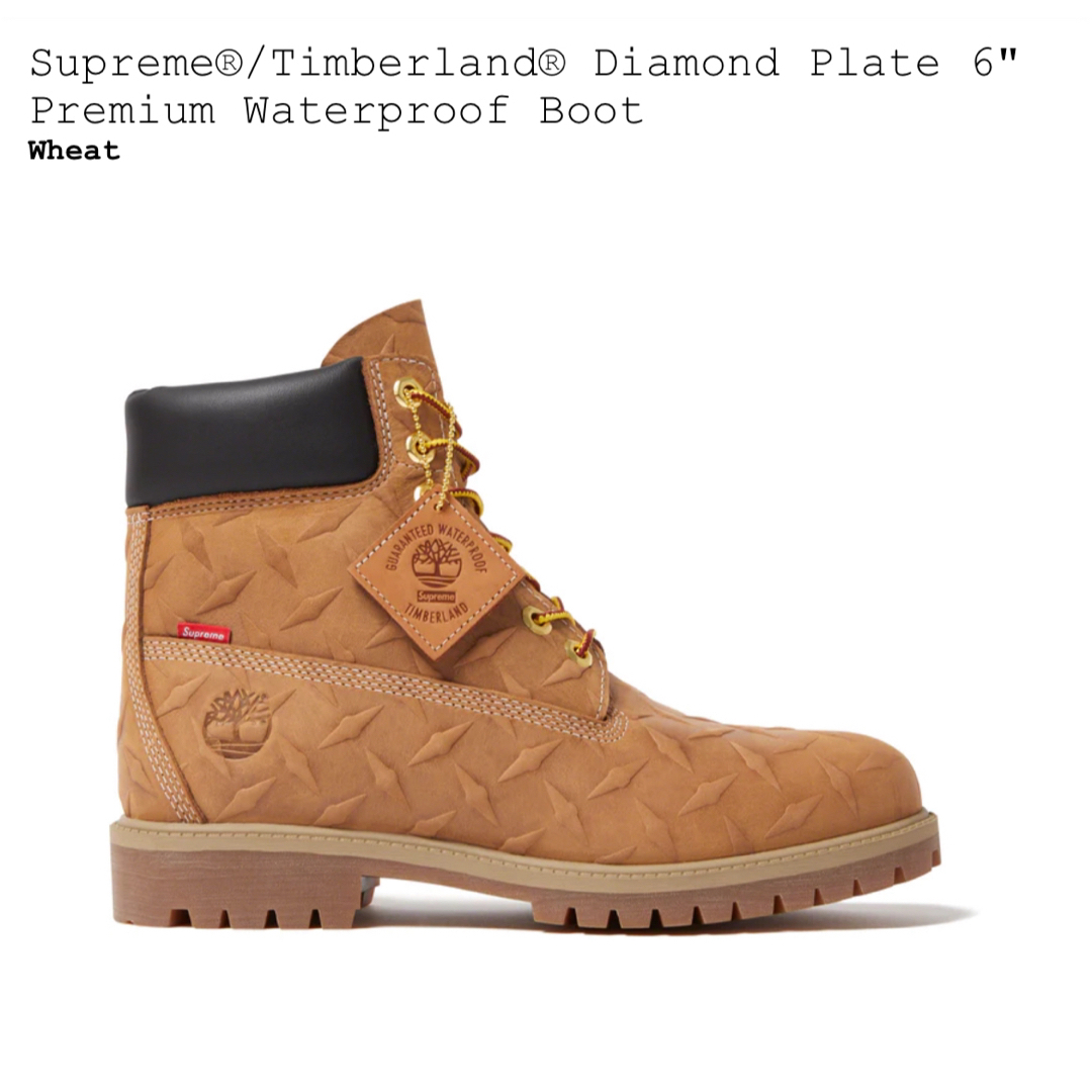 Supreme(シュプリーム)のSupreme Timberland Diamond Plate boot メンズの靴/シューズ(ブーツ)の商品写真