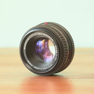 コニカミノルタ(KONICA MINOLTA)の訳あり特価◎ミノルタ MD ROKKOR 50mm f1.7 オールドレンズ19(レンズ(単焦点))