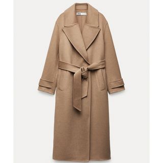 ザラ(ZARA)のウールブレンドコート(ロングコート)