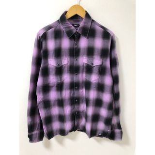 ティーエムティー(TMT)のTMT（ティーエムティー）TSH-S2004　NEON COLOR OMBRE CHECK SHIRTS　ネオンカラー　オンブレチェック　シャツ【E2050-007】(シャツ)