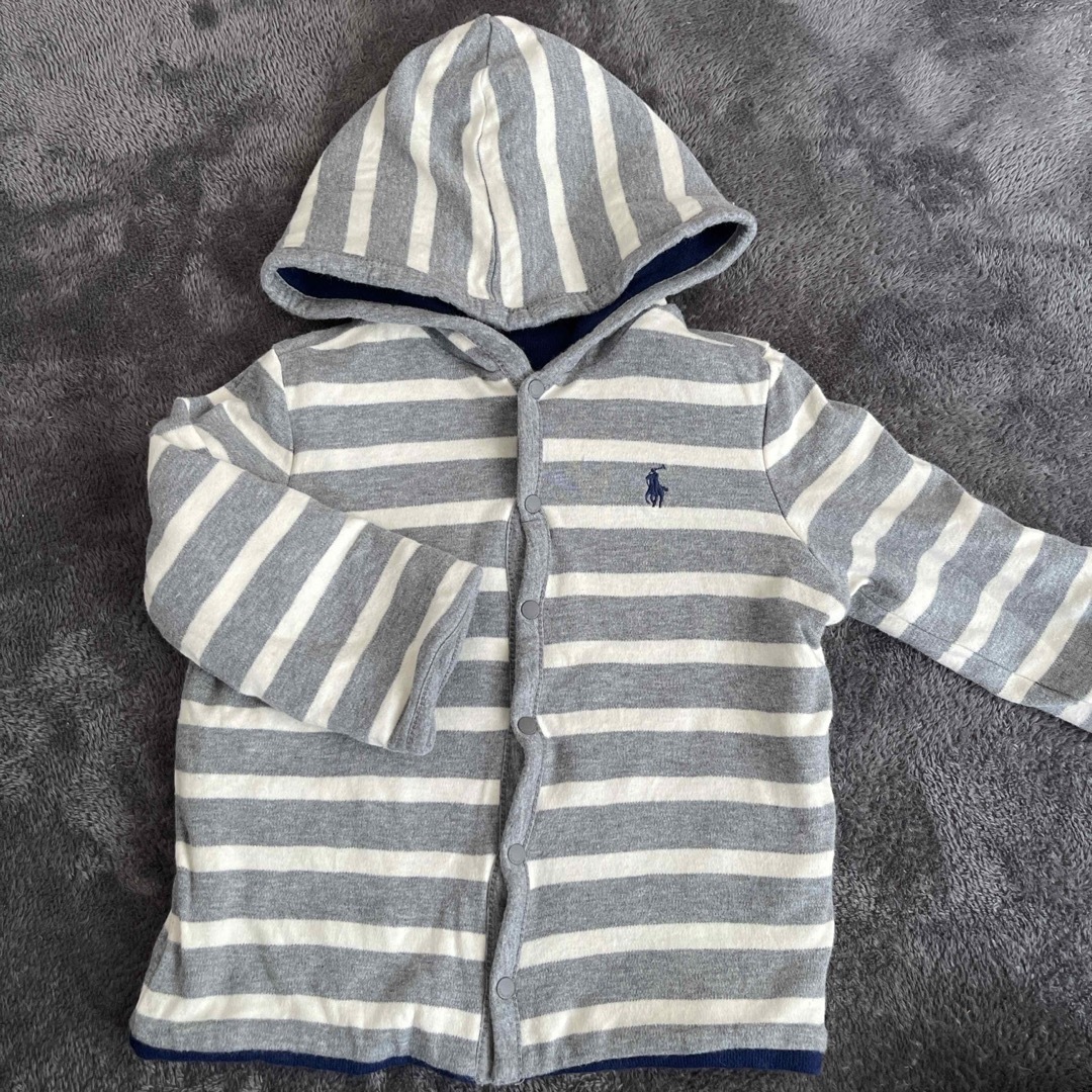 POLO RALPH LAUREN(ポロラルフローレン)のラルフローレン　リバーシブル　パーカー　90 キッズ/ベビー/マタニティのキッズ服男の子用(90cm~)(ジャケット/上着)の商品写真