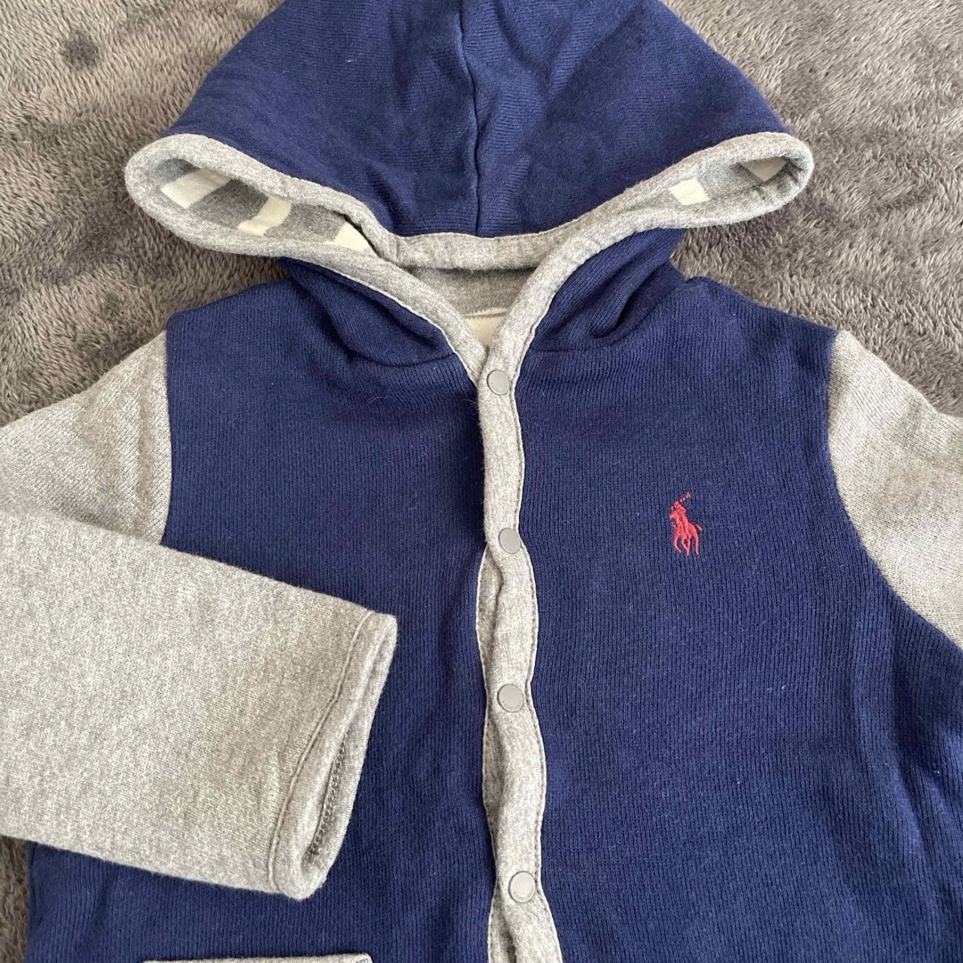 POLO RALPH LAUREN(ポロラルフローレン)のラルフローレン　リバーシブル　パーカー　90 キッズ/ベビー/マタニティのキッズ服男の子用(90cm~)(ジャケット/上着)の商品写真