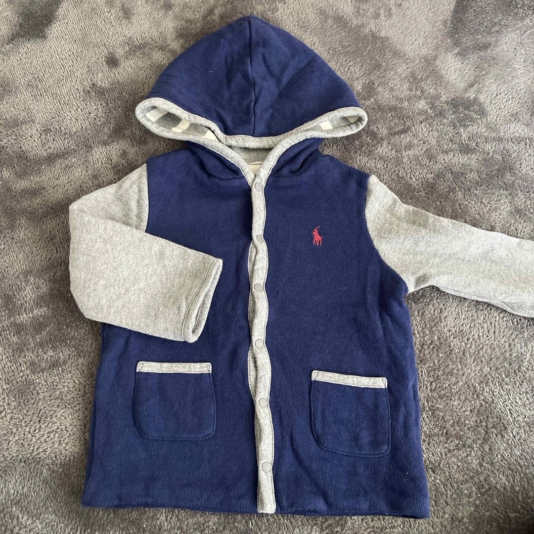 POLO RALPH LAUREN(ポロラルフローレン)のラルフローレン　リバーシブル　パーカー　90 キッズ/ベビー/マタニティのキッズ服男の子用(90cm~)(ジャケット/上着)の商品写真