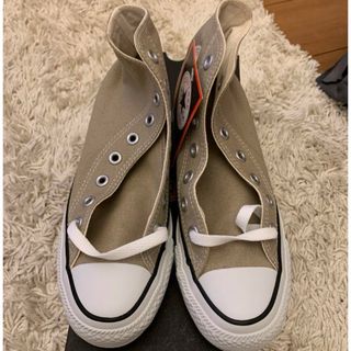 コンバース(CONVERSE)のコンバース　ハイカット　ベージュ　23.5cm(スニーカー)