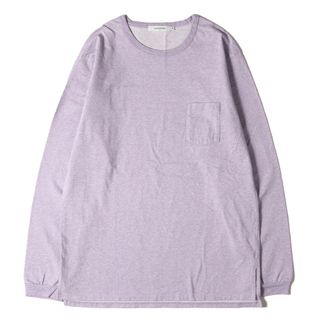 ノンネイティブ(nonnative)の美品 NONNATIVE ノンネイティブ Tシャツ サイズ:2 霜降り ロングスリーブ ポケット Tシャツ DWELLER L/S TEE COTTON PLATED JERSEY ヘザーパープル トップス カットソー 長袖【メンズ】【中古】(Tシャツ/カットソー(七分/長袖))