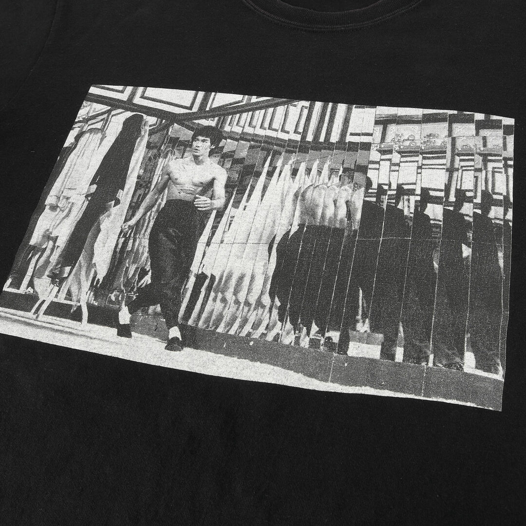 Supreme(シュプリーム)のSupreme シュプリーム Tシャツ サイズ:L 13AW Bruce Lee ブルース・リー フォト ロングスリーブ Tシャツ Mirrors L/S/ Tee ブラック 黒 トップス カットソー 長袖 コラボ【メンズ】【中古】 メンズのトップス(Tシャツ/カットソー(七分/長袖))の商品写真