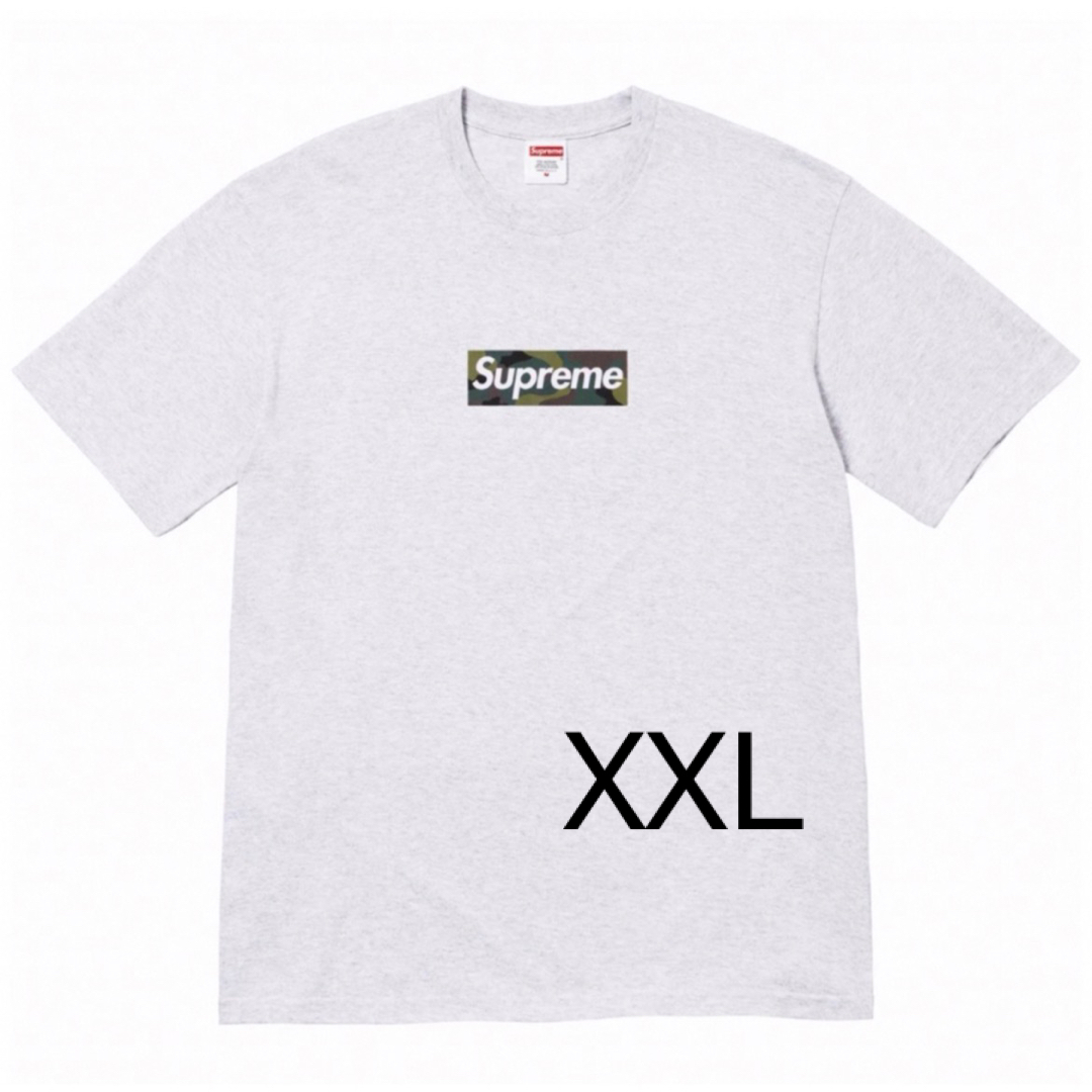 Supreme Box Logo Tee Ash Grey トップス Supreme Box Logo Tee Ash Grey トップス