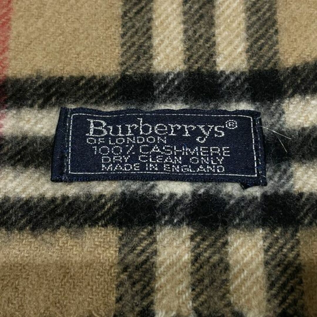 BURBERRY(バーバリー)のBURBERRY マフラー カシミヤ ノバチェック 139?p×29?p ショール ストール 襟巻き メンズのファッション小物(マフラー)の商品写真