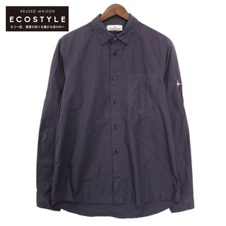 ストーンアイランド(STONE ISLAND)のストーンアイランド 20AW 731512501 ネイビー タイプライターコットン ロングスリーブシャツ L(その他)