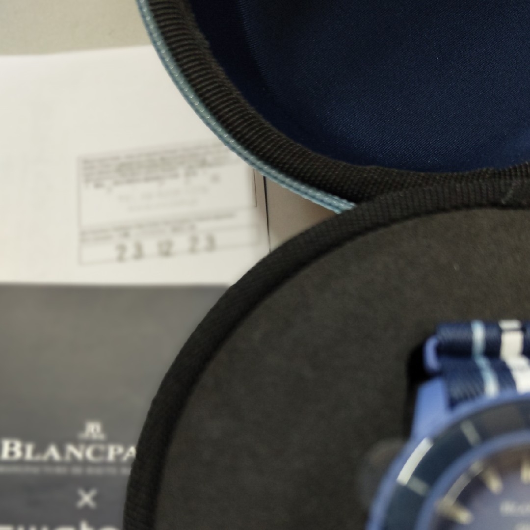 swatch(スウォッチ)の新品未使用 スウォッチ×ブランパン ATLANTIC OCEAN（ブルー色モデル メンズの時計(腕時計(アナログ))の商品写真