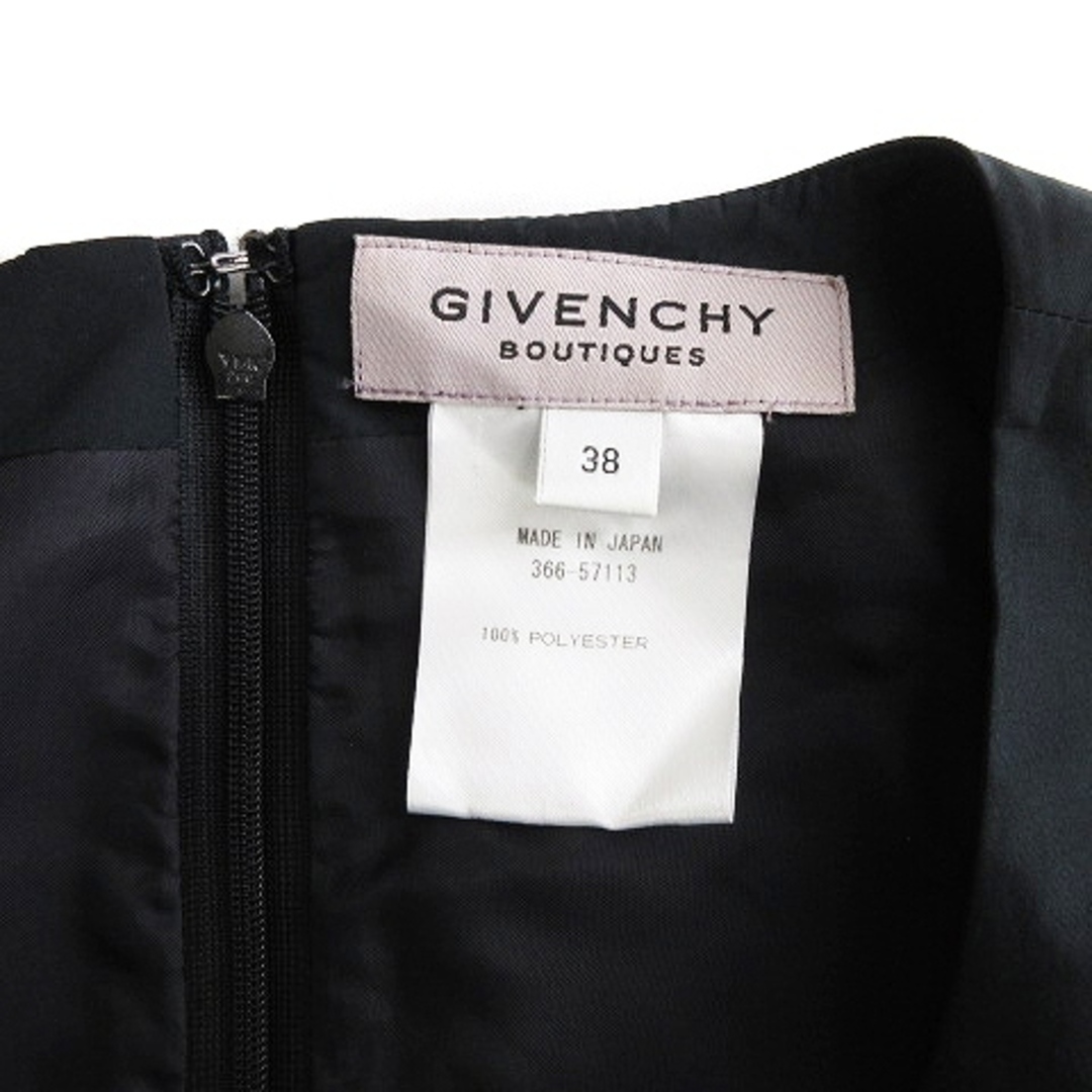 GIVENCHY(ジバンシィ)のジバンシィ ブティック ワンピース ロング 半袖 フレア 黒 38 ■GY14 レディースのワンピース(ロングワンピース/マキシワンピース)の商品写真