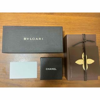 シャネル(CHANEL)の空箱　CHANEL・BVLGARI ・LOUIS VUITTON(ラッピング/包装)