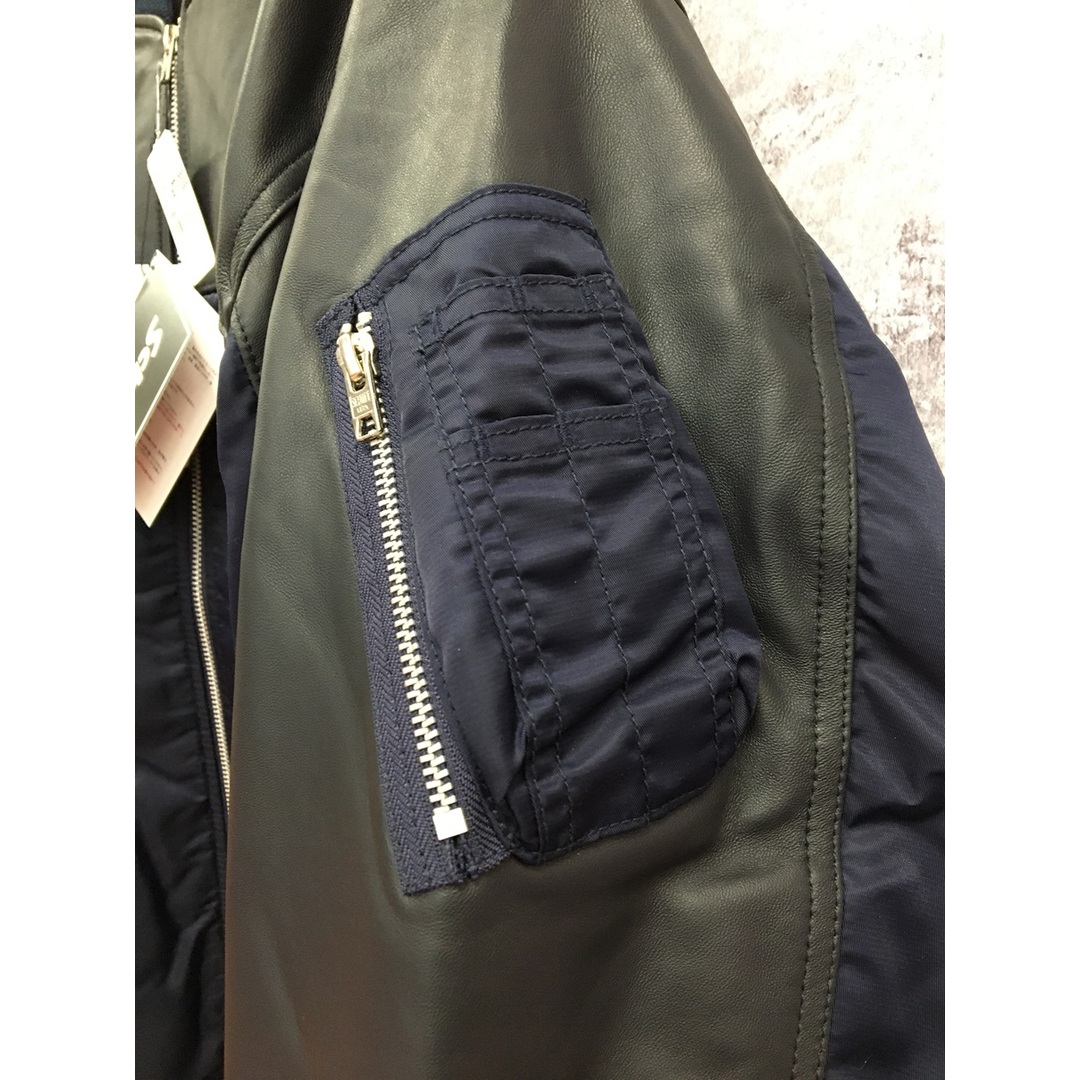 NEIGHBORHOOD - NEIGHBORHOOD NH X Schott . LEATHER COMBI MA-1 NEIGHBORHOOD - NEIGHBORHOOD NH X Schott . LEATHER COMBI MA-1
