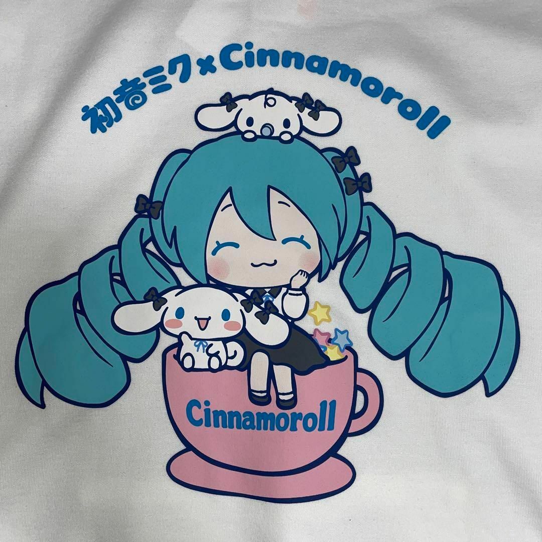 M〜L 初音ミク x シナモロール 巻き髪 パーカー、他 3L〜4Lの M〜L 初音ミク x シナモロール 巻き髪 パーカー、他 3L〜4Lの