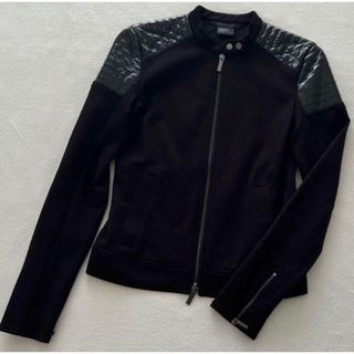 アルマーニエクスチェンジ(ARMANI EXCHANGE)のA|X ARMANI EXCHANGE ジップアップ ジャケット レザーブルゾン(ライダースジャケット)