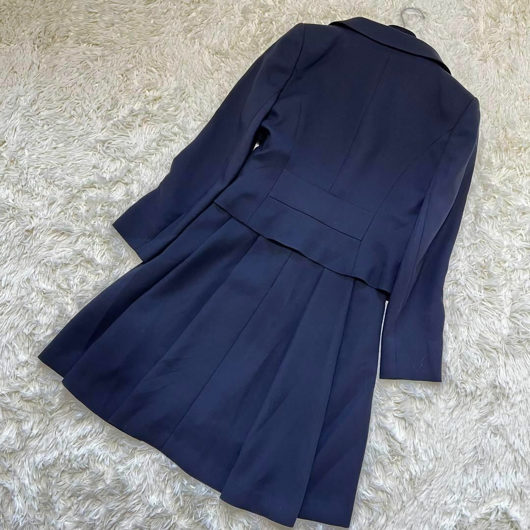 FOXEY(フォクシー)の完売品　FOXEY サクセススーツ お受験スーツ 40 ミッドナイトブルー　紺 レディースのフォーマル/ドレス(スーツ)の商品写真