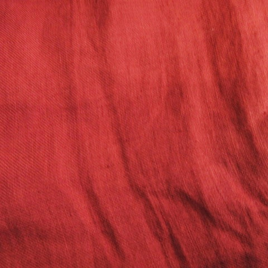 レキサミ  キャミワンピース ジャンパースカート ロング リネン 赤 1 S位 レディースのワンピース(ロングワンピース/マキシワンピース)の商品写真