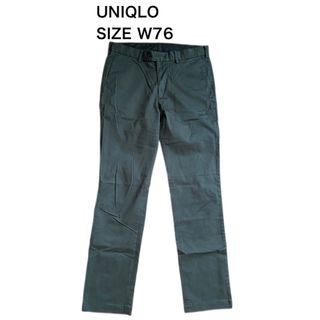 ユニクロ(UNIQLO)のUNIQLO ユニクロ チノパンツ スラックス カーキ サイズ W76(チノパン)