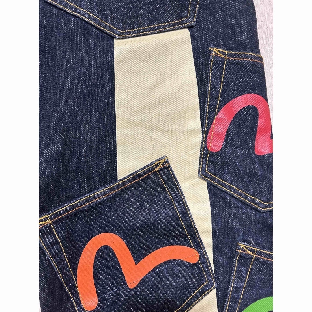 EVISU - EVISU□エヴィス ハーフメニーポケット□デニムパンツ EVISU - EVISU□エヴィス ハーフメニーポケット□デニムパンツ