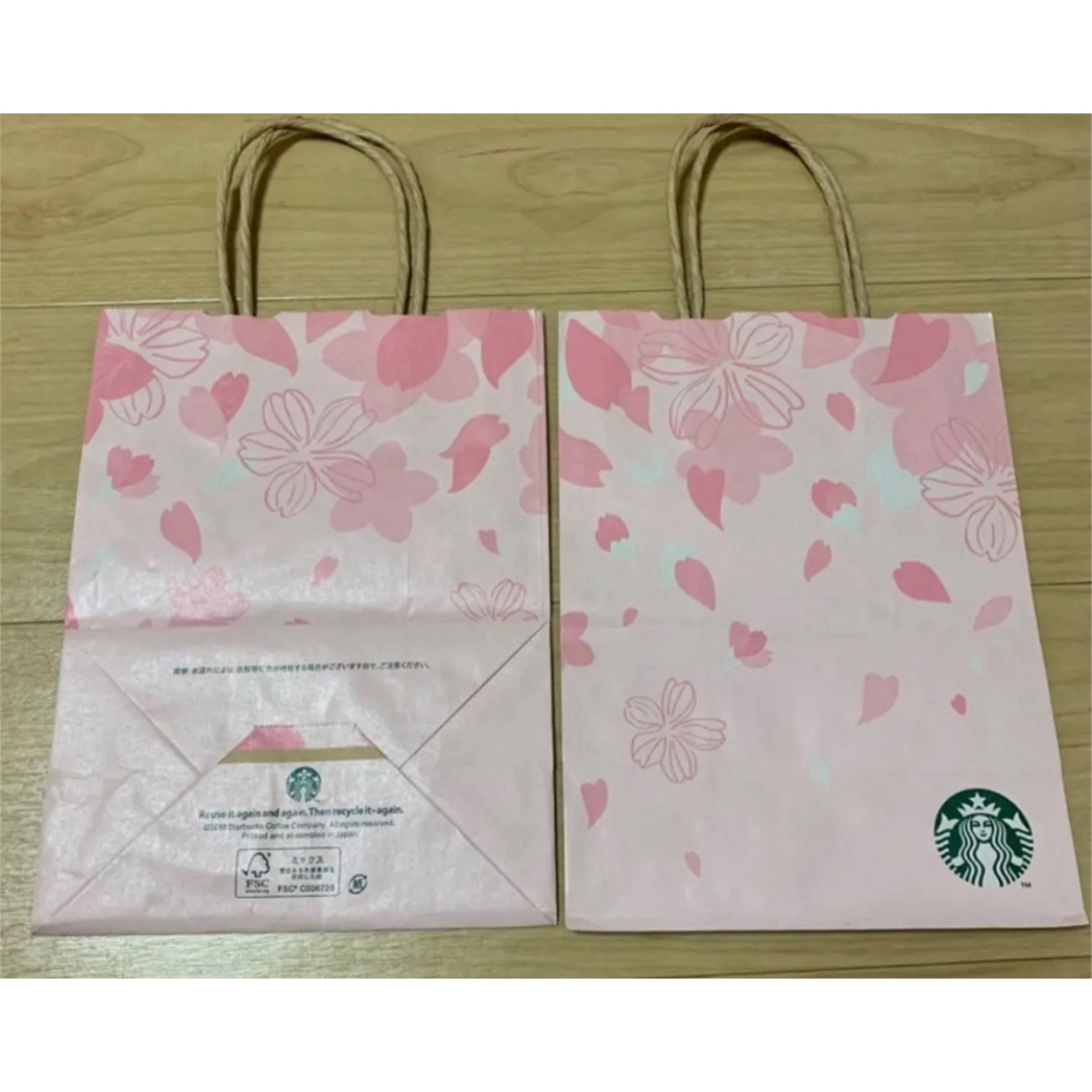 Starbucks Coffee(スターバックスコーヒー)の2/末〆◎桜限定スタバ紙袋大量DEAN&DELUCエコバッグイケア無印コストコ好 インテリア/住まい/日用品のキッチン/食器(収納/キッチン雑貨)の商品写真