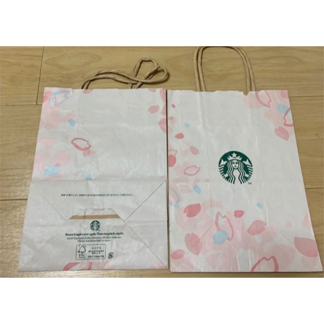 Starbucks Coffee(スターバックスコーヒー)の2/末〆◎桜限定スタバ紙袋大量DEAN&DELUCエコバッグイケア無印コストコ好 インテリア/住まい/日用品のキッチン/食器(収納/キッチン雑貨)の商品写真