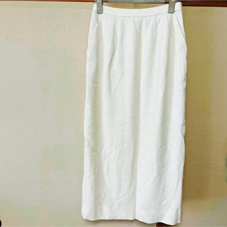 コルディア(CORDIER)のコルディア　白ロングスカートMサイズ(ロングスカート)