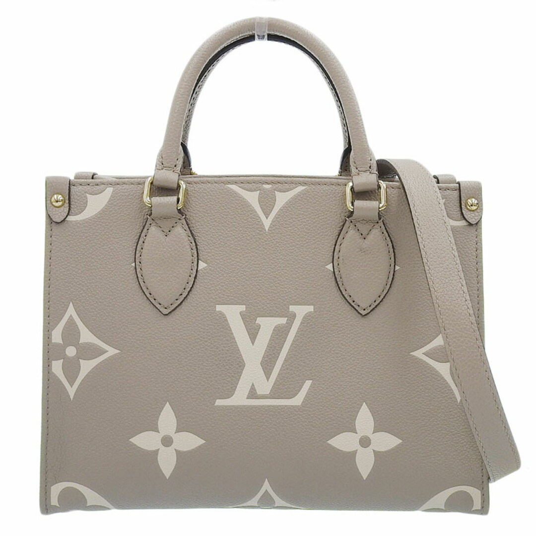 約19ｃｍ×マチルイヴィトン LOUIS VUITTON モノグラム・アンプラント オンザゴーPM 2WAYバッグ トゥルトレールクレーム M45779  新入荷 LV1442