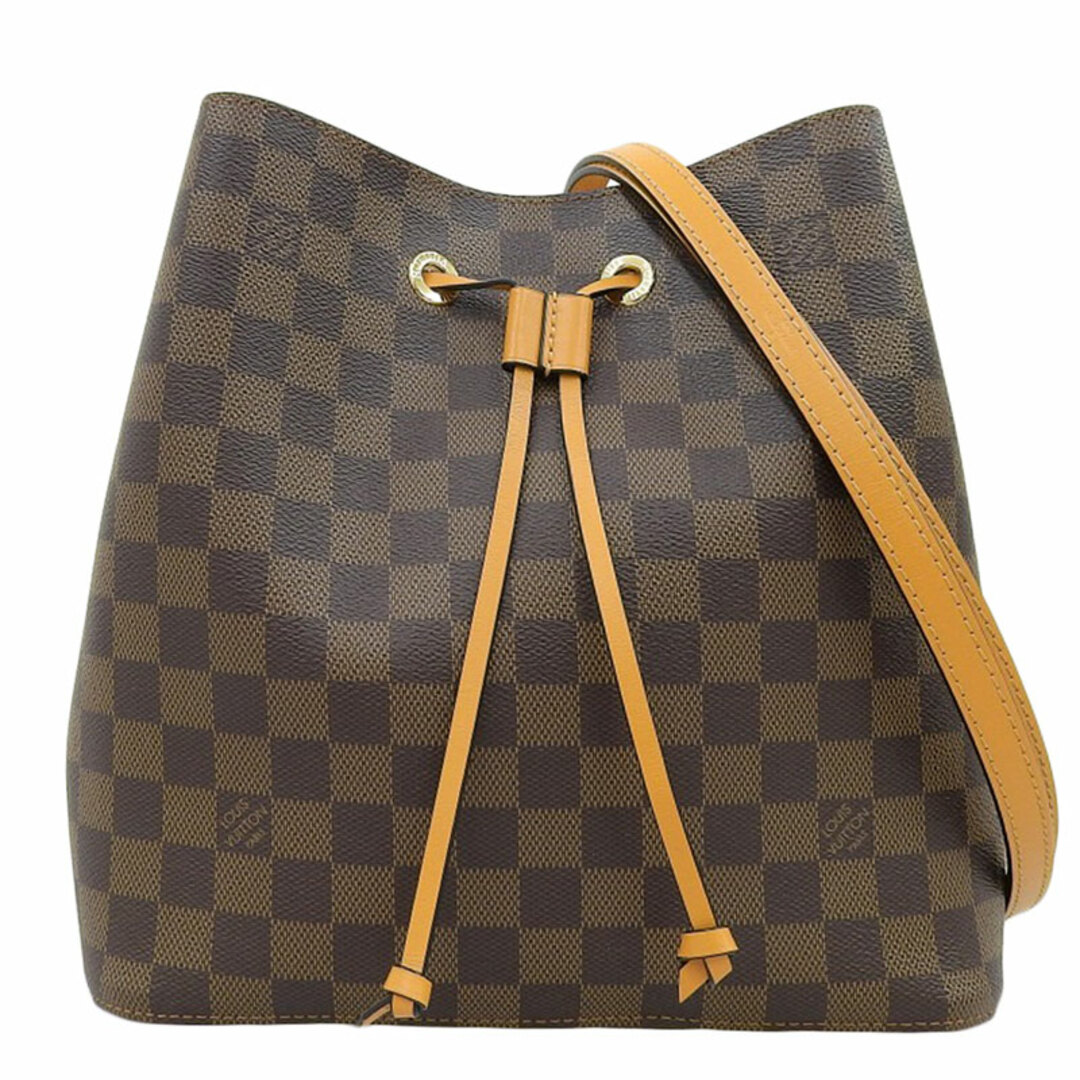 ルイヴィトン LOUIS VUITTON ダミエ ネオノエ ショルダーバッグ 巾着バッグ エベヌ サフラン N40213 中古 新入荷 LV1485  | フリマアプリ ラクマ