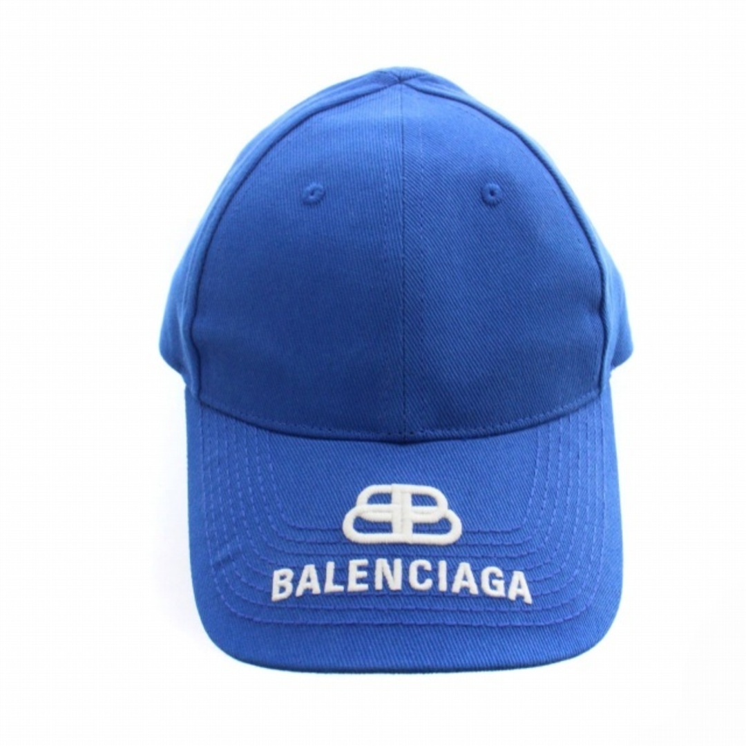 約75cm頭周りBALENCIAGA HAT BB VISOR CAP BB ロゴ刺繍 キャップ